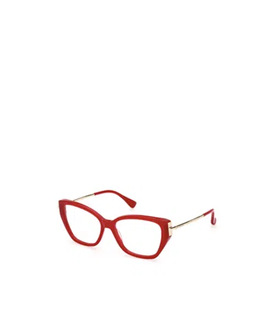 Max Mara Full Frame Plain Mirror In Red