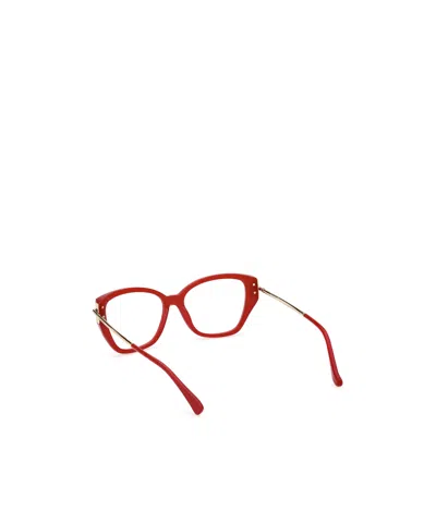 Max Mara Full Frame Plain Mirror In Red