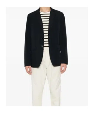 Aspesi Single-breasted Blazer In Black