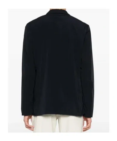 Aspesi Single-breasted Blazer In Black