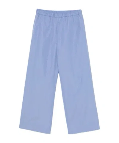 Aspesi Cotton Trousers In Blue