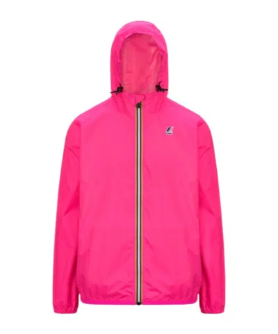 K-way Le Vrai 4.0 Claude Hooded Jacket In Pink