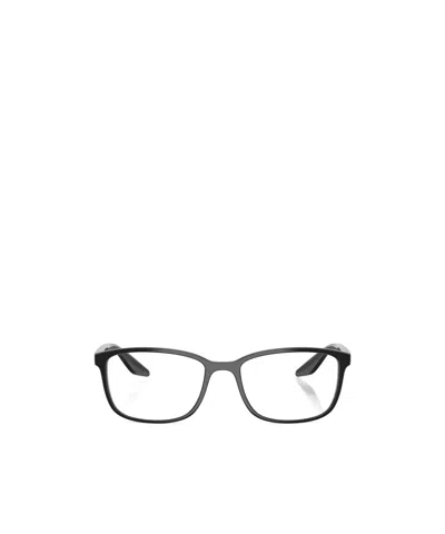 Prada Eyewear Rectangular Frame Glasses In Black