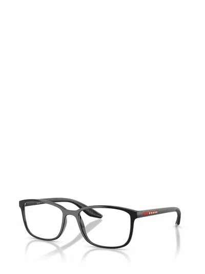 Prada Eyewear Rectangular Frame Glasses In Black