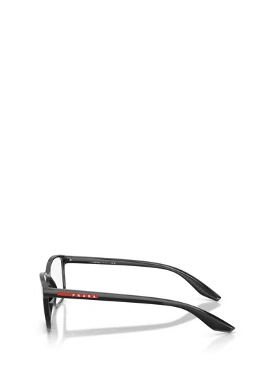 Prada Eyewear Rectangular Frame Glasses In Black