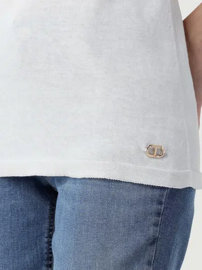 Twinset Logo-plaque Tank Top In Red