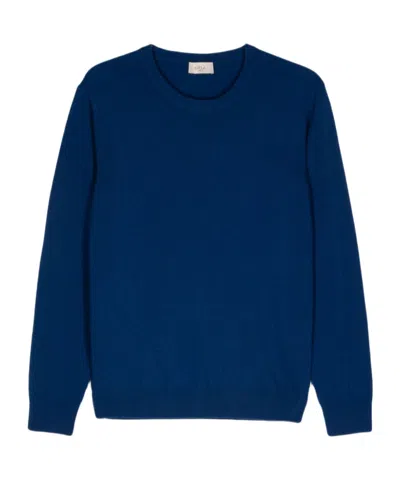 Altea Long-sleeved Sweater In Blue