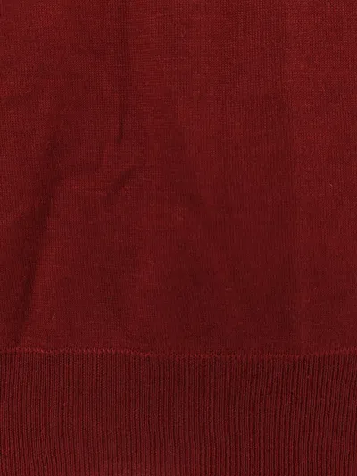 Brunello Cucinelli Cashmere Crew Neck Sweater In Red