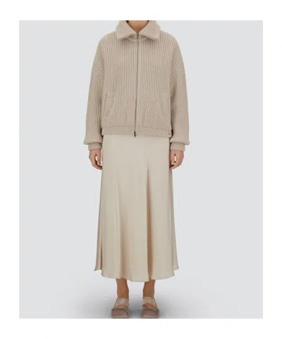 Herno Resort Cardigan In Infinity In Brown