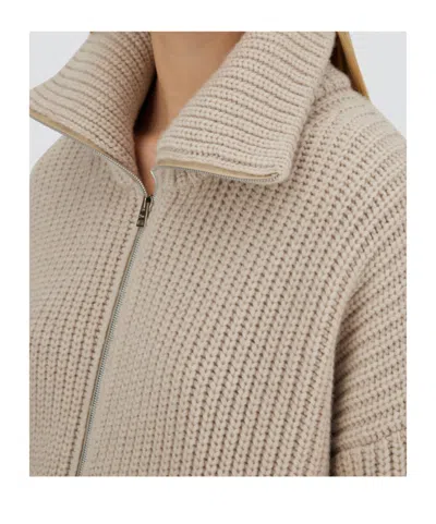 Herno Resort Cardigan In Infinity In Brown