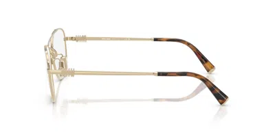 Miu Miu Womens Gold Mu 51wv Square-frame Metal Glasses In Gold