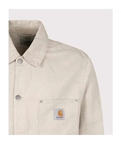 Carhartt Veste Garrison Tonic Stone Dyed In White
