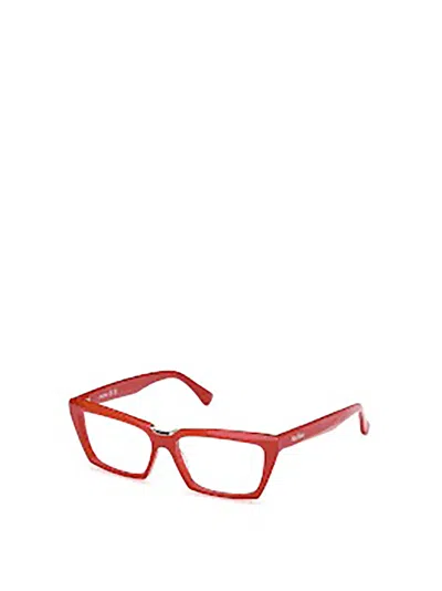 Max Mara Full Frame Plain Mirror In Red