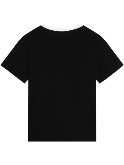 Dolce & Gabbana Short-sleeved T-shirt In Black