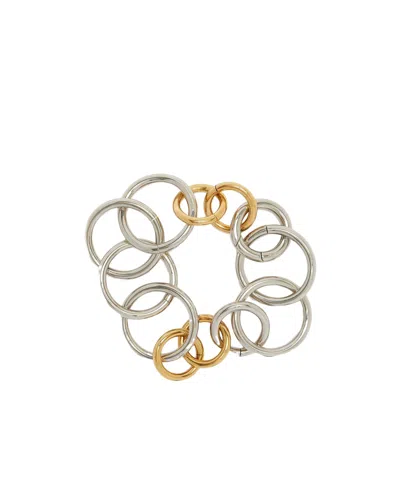 Jil Sander Interlocking Chain Bracelet In Gold