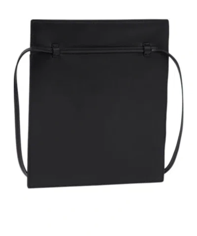 The Row Rectangular Shoulder Bag In Black