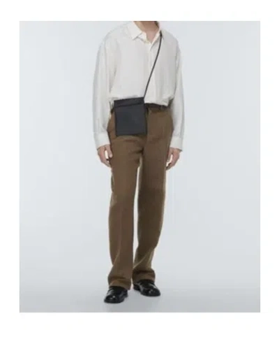 The Row Rectangular Shoulder Bag In Black