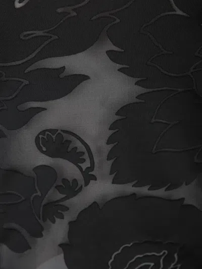 Etro Grey-black Paisley T-shirt In Black