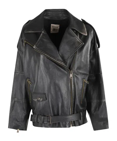 Semicouture Semi Couture Ruby Bomber Jacket In Black