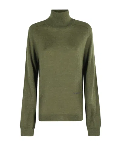 Jw Anderson J. W. Anderson Turtleneck Jumper In Green