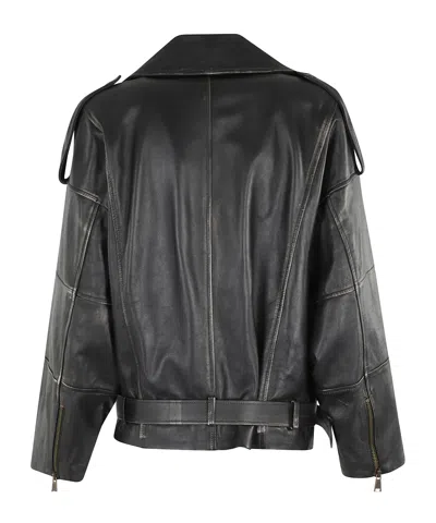 Semicouture Semi Couture Ruby Bomber Jacket In Black