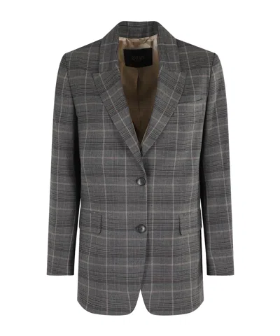 Seventy Check Pattern Blazer With Classic Silhouette In Multi