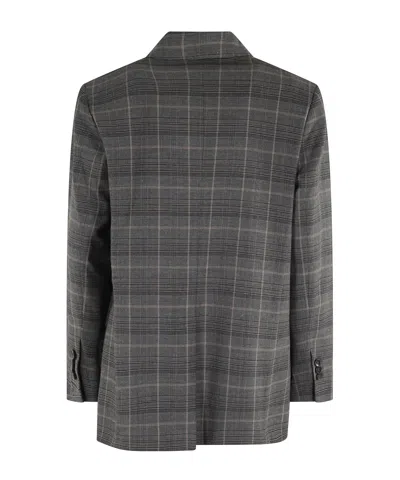 Seventy Check Pattern Blazer With Classic Silhouette In Multi