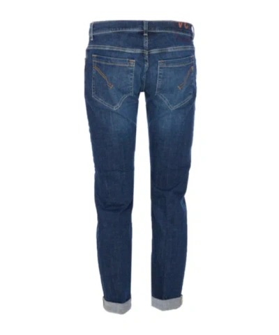 Dondup Slim-cut Low-rise Jeans In Blue