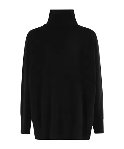 Roberto Collina Knitted Sweater In Black