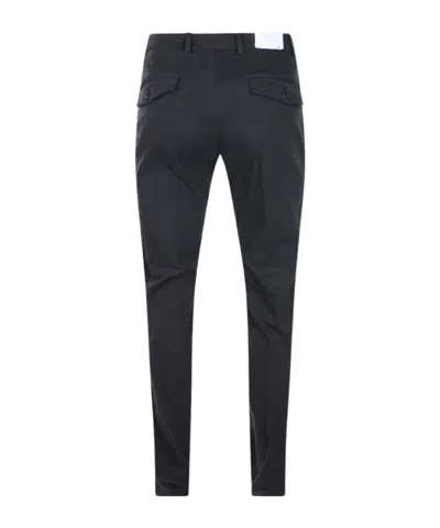Eleventy Trousers Featuring Back And Side Pockets In Black