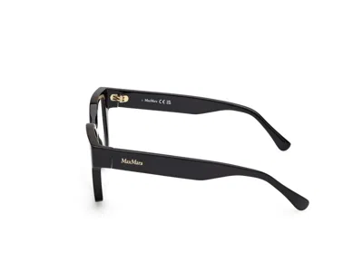 Max Mara Rectangle Frame Glasses In Black