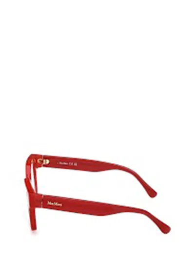 Max Mara Full Frame Plain Mirror In Red