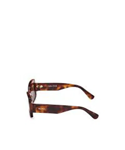 Max Mara Rectangular Frame Sunglasses In Green