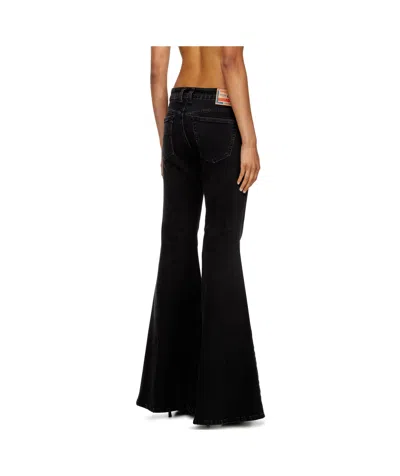 Diesel Flare Jeans In Black
