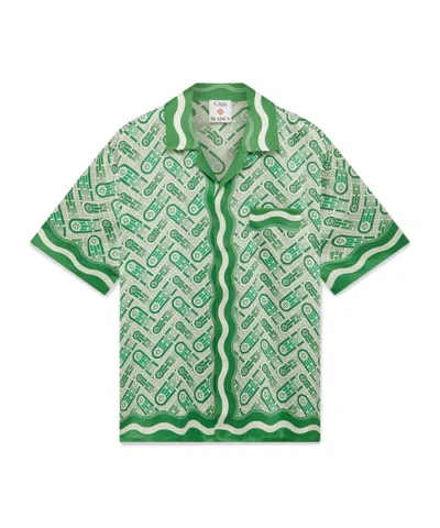 Casablanca Short-sleeved Shirt In Green