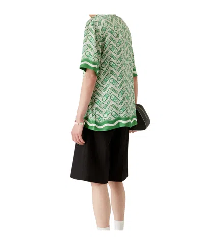 Casablanca Short-sleeved Shirt In Green