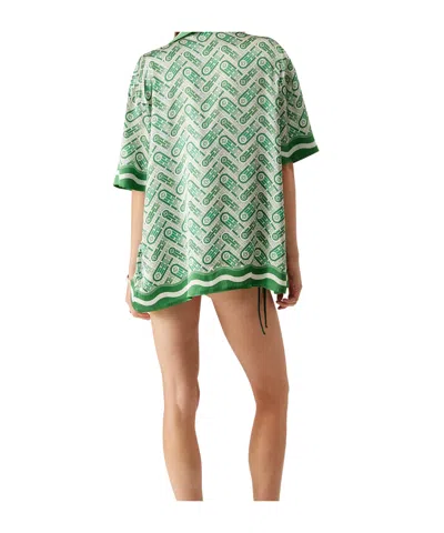 Casablanca Short-sleeved Shirt In Green
