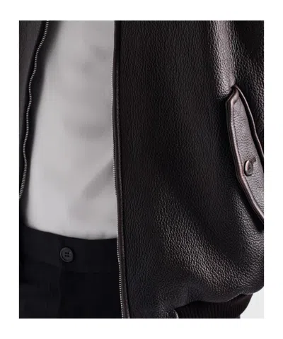 Prada Raglan-sleeve Flap-pocket Bomber Jacket In Brown