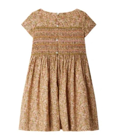 Bonpoint Round Neck Dress In Multi