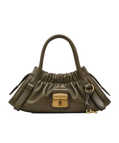 Marc Jacobs Womens Beech Cristina Logo-plaque Leather Satchel Bag In Brown