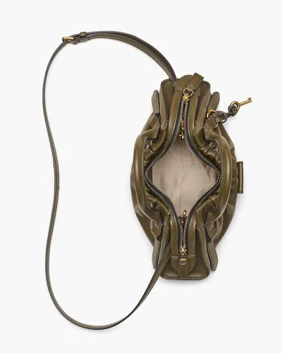 Marc Jacobs Womens Beech Cristina Logo-plaque Leather Satchel Bag In Brown