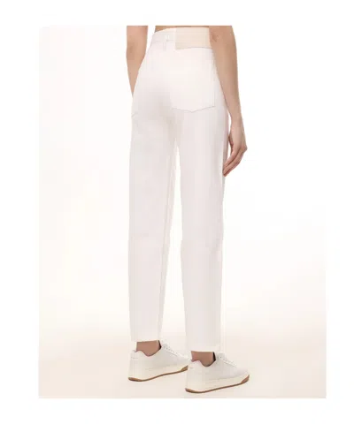 Jil Sander Straight-leg Jeans In White