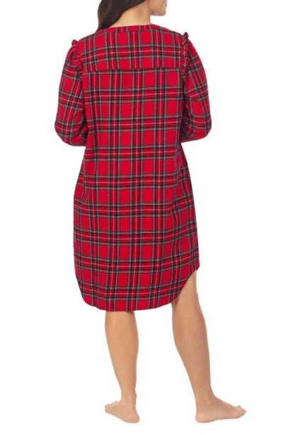 Lanz Of Salzburg Nightgown In Red Plaid