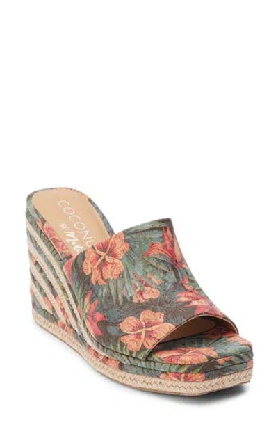 Matisse Audrey Platform Wedge Sandal In Multi