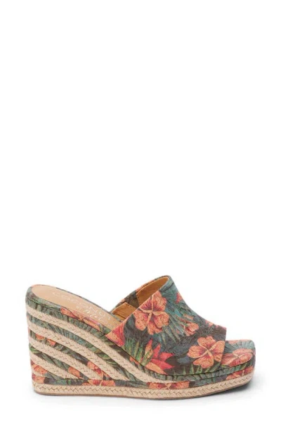 Matisse Audrey Platform Wedge Sandal In Multi