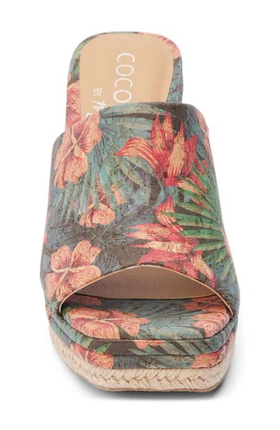 Matisse Audrey Platform Wedge Sandal In Multi