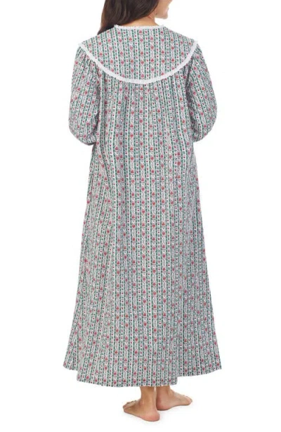 Lanz Of Salzburg Ballet Nightgown In Hunter Print