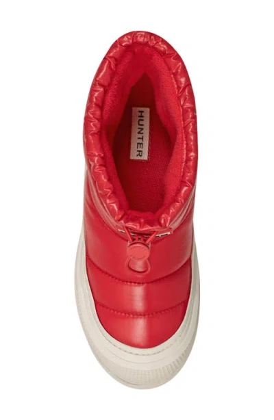 Hunter Amble Bootie In Red