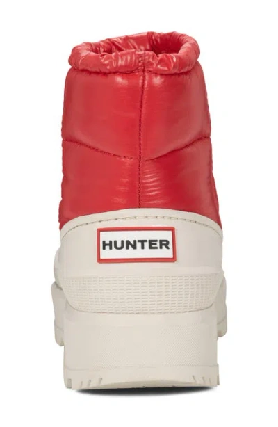 Hunter Amble Bootie In Red