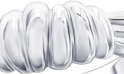 Simona Textured Ring In Silver